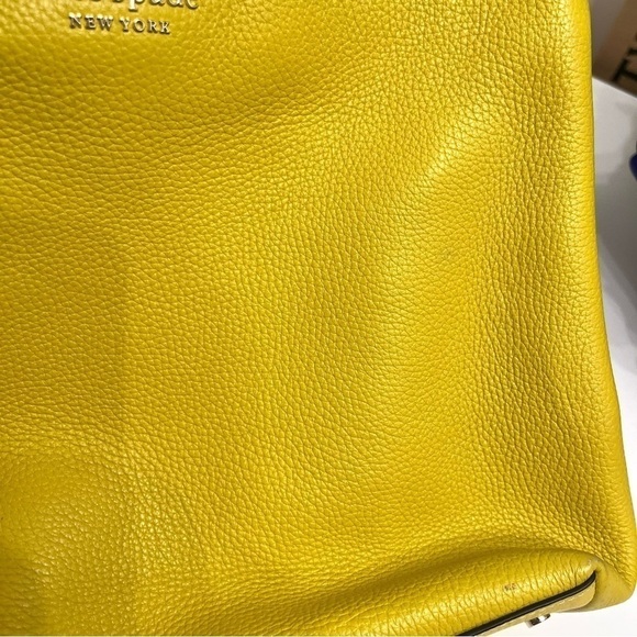 Kate Spade Aubrey chain shoulder bag in chartreuse - Picture 4 of 11